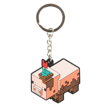 Porta-chaves Minecraft - Earth Muddy Pig