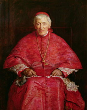 Sticker Portrait of Cardinal Newman (1801-90)