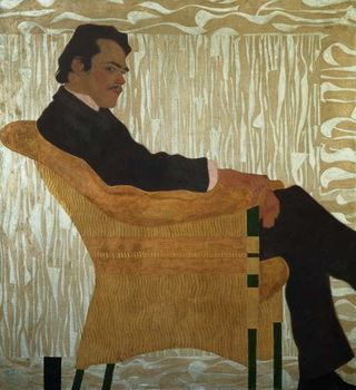 Sticker Portrait of Hans Massmann, 1909