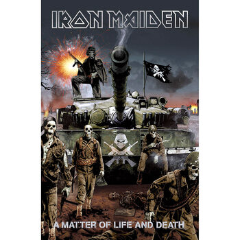Poster de Têxteis Iron Maiden - A Matter of Life and Death