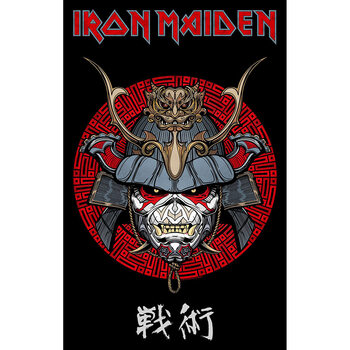 Poster de Têxteis Iron Maiden - Senjutsu Samurai Eddie