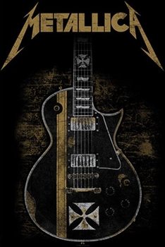 Poster de Têxteis Metallica – Hetfield Guitar