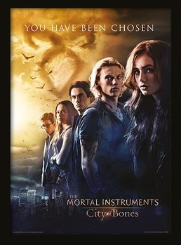 THE MORTAL INSTRUMENTS : LA CITÉ DES TÉNÈBRES – chosen Poster encadré en verre