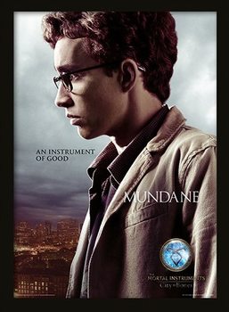 THE MORTAL INSTRUMENTS : LA CITÉ DES TÉNÈBRES – simon Poster encadré en verre