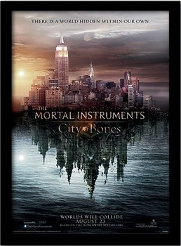 THE MORTAL INSTRUMENTS : LA CITÉ DES TÉNÈBRES – teaser Poster encadré en verre