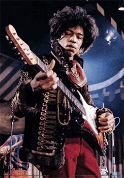 Framed 3D Poster JIMI HENDRIX