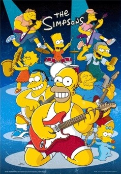 3D Poster THE SIMPSONS - rock