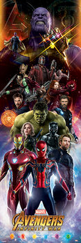 Poster Avengers Infinity War - Characters