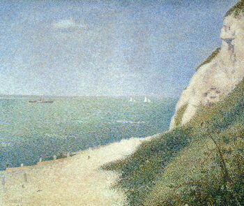 Poster Beach at Bas Butin, Honfleur, 1886