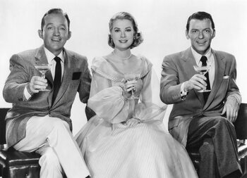 Slika na platnu Bing Crosby, Grace Kelly And Frank Sinatra.