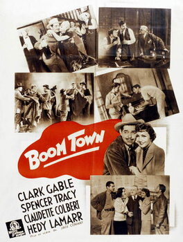 Poster BOOM TOWN directed by Jack Conway, 1940