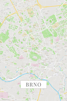 Slika na platnu Brno color