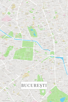 Slika na platnu Bucuresti color