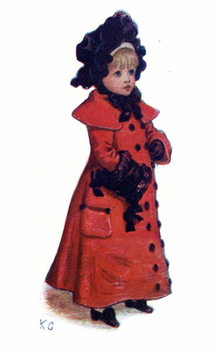 Slika na platnu 'Christmas Cards'  by Kate Greenaway.