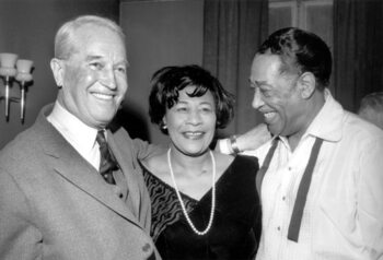 Poster Duke Ellington, Ella Fitzgerald, Maurice Chevalier, 1966