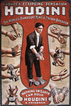 Slika na platnu Houdini performance, 1906