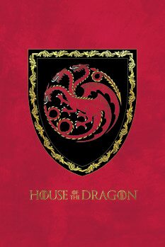Slika na platnu House of Dragon - Targaryen Shield