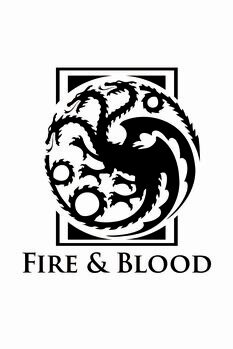 Slika na platnu House of the Dragon - Fire & Blood
