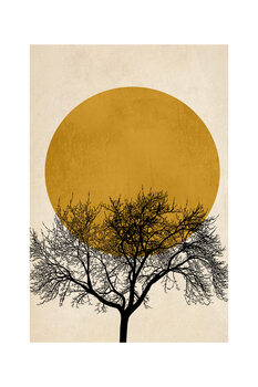 Poster Kubistika - Winter morning