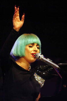 Slika na platnu Lady GaGA live at EuroPride, Rome, June 11, 2011