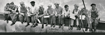 Poster Men on girder