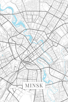 Slika na platnu Minsk white