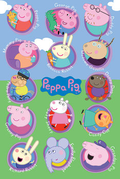 Poster Peppa Pig - Multi Characters