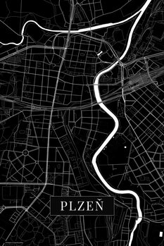 Slika na platnu Plzen black