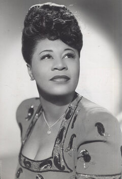 Poster Portrait of Ella Fitzgerald, 1950s