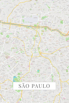 Slika na platnu Sao Paulo color