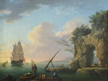Slika na platnu Seascape, 1748
