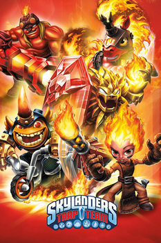 Poster Skylanders Trap Team - Fire