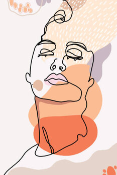 Poster Stylish woman portrait.