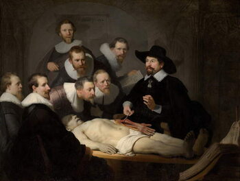 Poster The Anatomy Lesson of Dr. Nicolaes Tulp, 1632