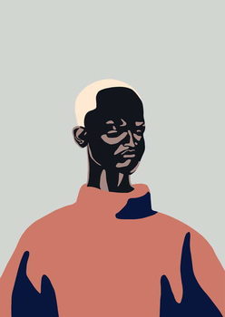 Slika na platnu Untitled Portrait, 2016,