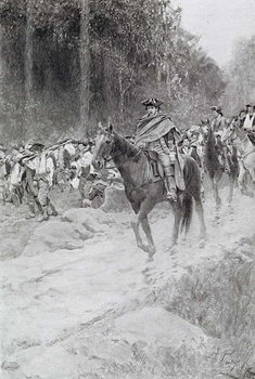 Slika na platnu Washington's Retreat from Great Meadows