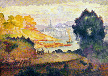 Poster A View of Menton, 1899-1900