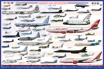 Poster American Aviation - Modern Era