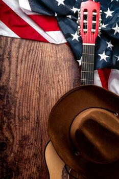 Poster American culture, living on a ranch