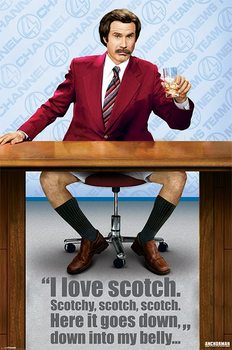 Poster ANCHORMAN – scotch