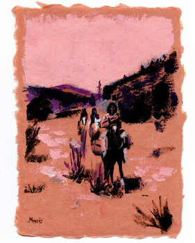 Poster Apache Land- After Curtis, c. 2025