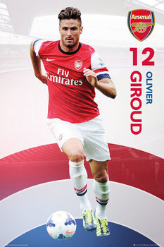 Poster Arsenal FC - Giroud 13/14