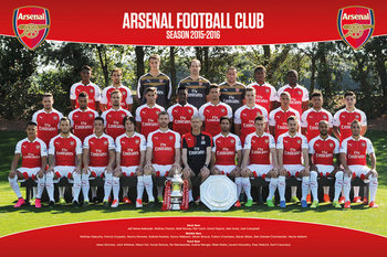 Arsenal Football Club Crest Soccer Sports Poster 16 x 20 inches