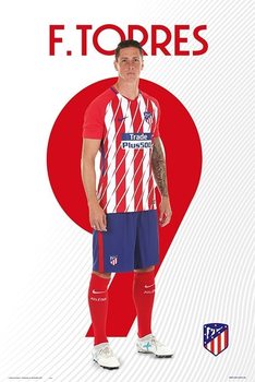 Poster Atletico De Madrid 2017/2018 -  F. Torres