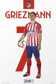Atletico Madrid 2018/2019 - Griezman Poster