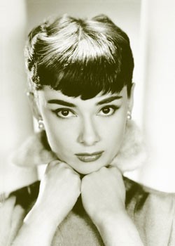 Poster Audrey Hepburn - sepia