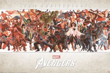 Poster Avengers - 60th Anniversary by Alex Ross