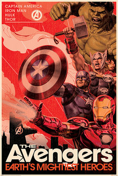 Avengers - Golden Age Hero Propaganda Poster