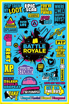 Poster Battle Royale - Infographic