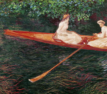 Poster Boating on the river Epte, c.1889-1890